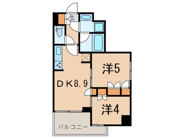 レジディア南品川Ⅱの物件間取画像